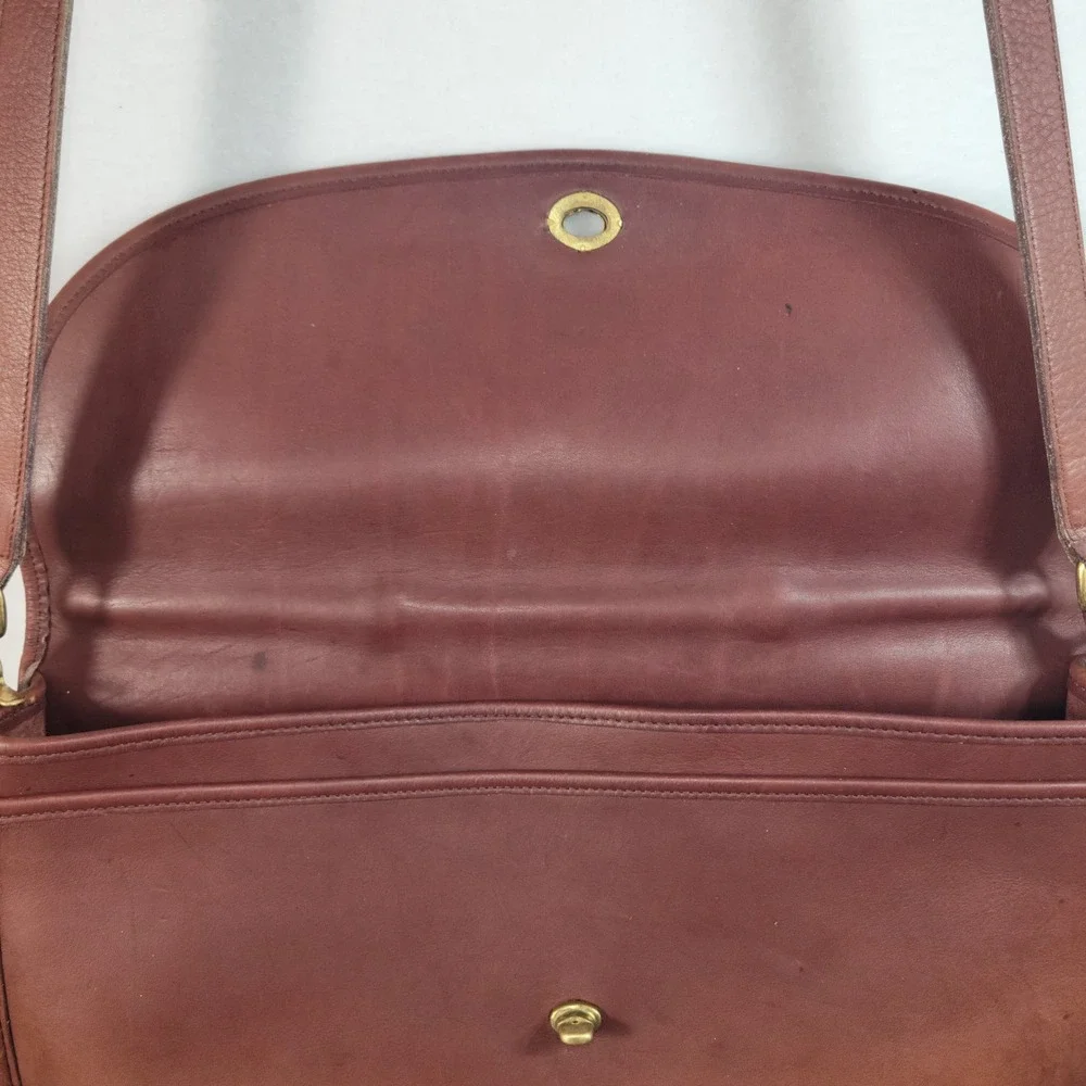 Vintage Coach Lexington Briefcase 1980s-1993 Large Brown Leather Messenger Bag